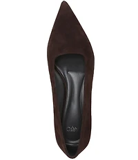 Sarto by Franco Sarto Boa Suede Pointed Toe Block Heel Pumps
