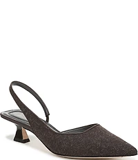 Sarto by Franco Sarto Devin 2 Knit Kitten Heel Slingback Pumps
