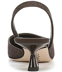 Sarto by Franco Sarto Devin 2 Knit Kitten Heel Slingback Pumps