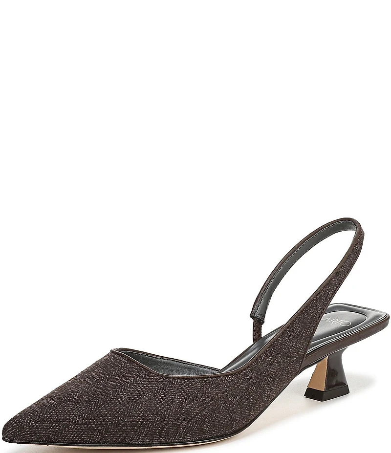 Sarto by Franco Sarto Devin 2 Knit Kitten Heel Slingback Pumps