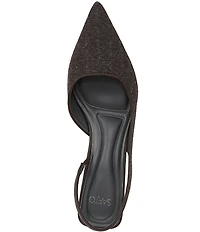 Sarto by Franco Sarto Devin 2 Knit Kitten Heel Slingback Pumps