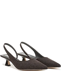 Sarto by Franco Sarto Devin 2 Knit Kitten Heel Slingback Pumps