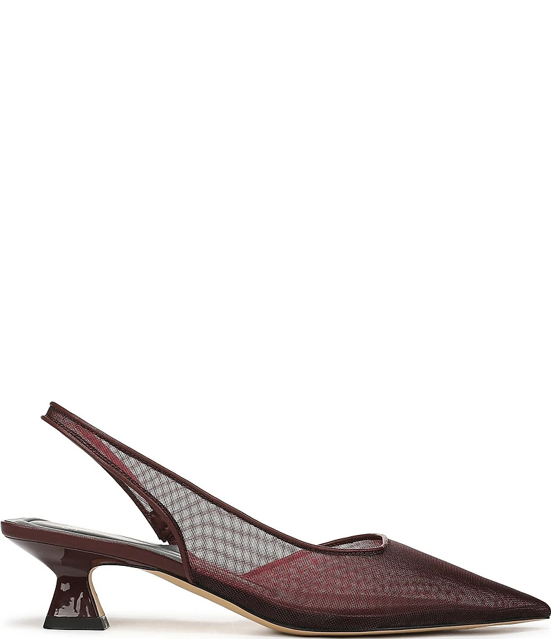Sarto by Franco Sarto Devin Mesh Pointed Toe Slingback Pumps