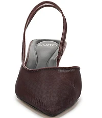 Sarto by Franco Sarto Devin Mesh Pointed Toe Slingback Pumps