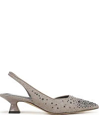 Sarto by Franco Sarto Devin Rhinestone Embellished Pointed Toe Slingback Pumps