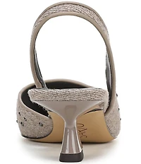 Sarto by Franco Sarto Devin Rhinestone Embellished Pointed Toe Slingback Pumps