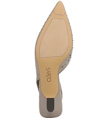 Sarto by Franco Sarto Devin Rhinestone Embellished Pointed Toe Slingback Pumps