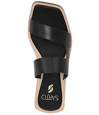 Sarto by Franco Sarto Emily Leather Banded Sandals