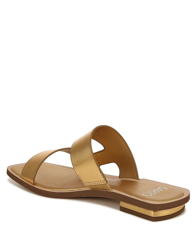 Sarto by Franco Sarto Emily Metallic Slide Sandals