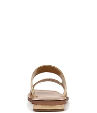 Sarto by Franco Sarto Emily Raffia Slide Sandals