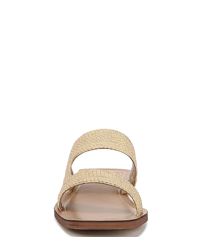 Sarto by Franco Sarto Emily Raffia Slide Sandals