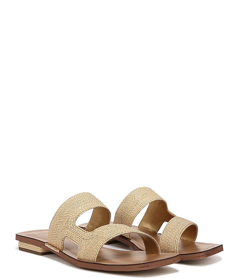 Sarto by Franco Sarto Emily Raffia Slide Sandals