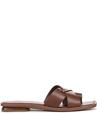 Sarto by Franco Sarto Etta Leather Toe Loop Flat Sandals
