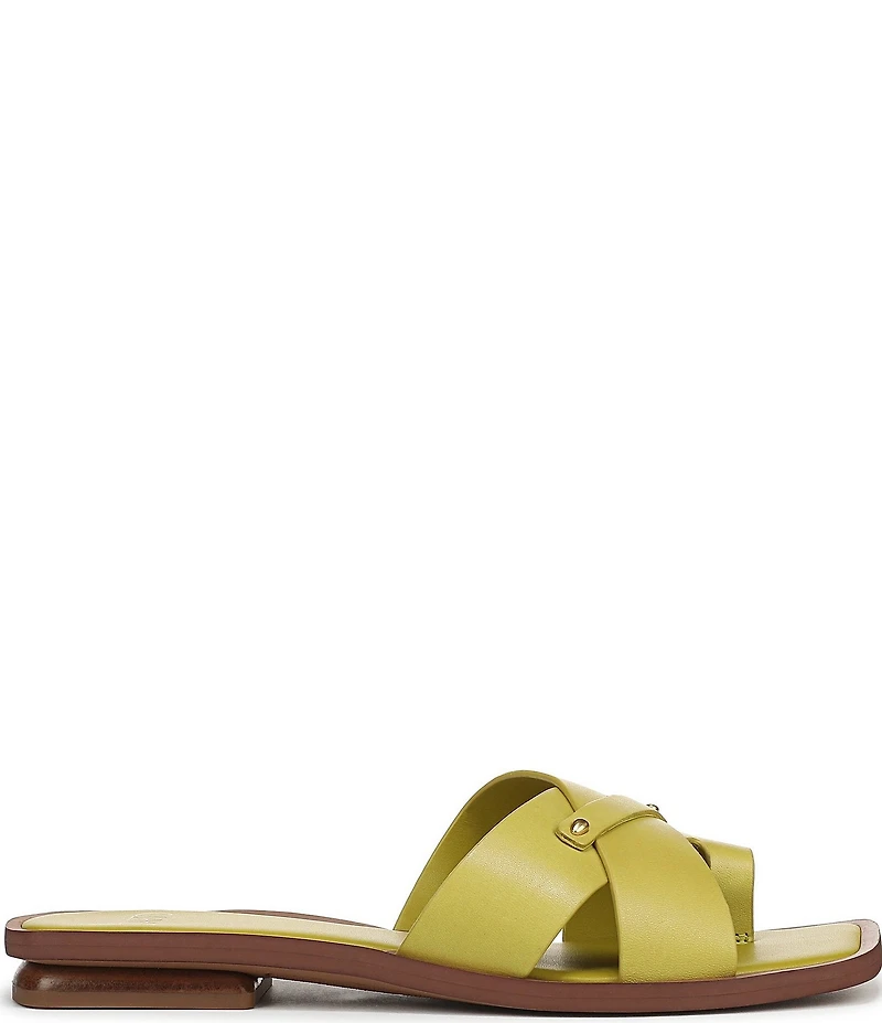 Sarto by Franco Sarto Etta Leather Toe Loop Flat Sandals