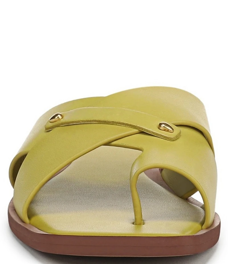 Sarto by Franco Sarto Etta Leather Toe Loop Flat Sandals