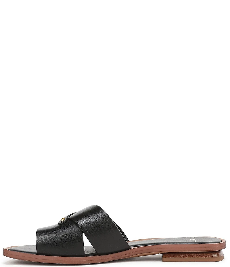 Sarto by Franco Sarto Etta Leather Toe Loop Flat Sandals