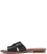 Sarto by Franco Sarto Etta Leather Toe Loop Flat Sandals