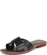 Sarto by Franco Sarto Etta Leather Toe Loop Flat Sandals