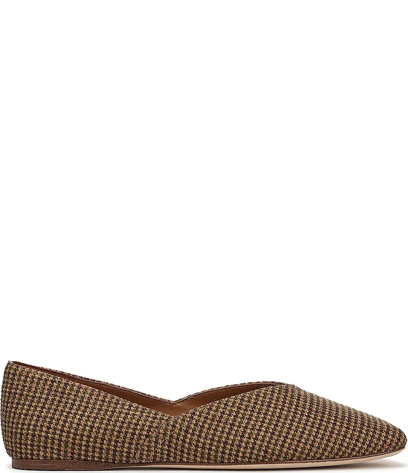 Sarto by Franco Sarto Flexa Adalina Houndstooth Fabric Slip On Flats