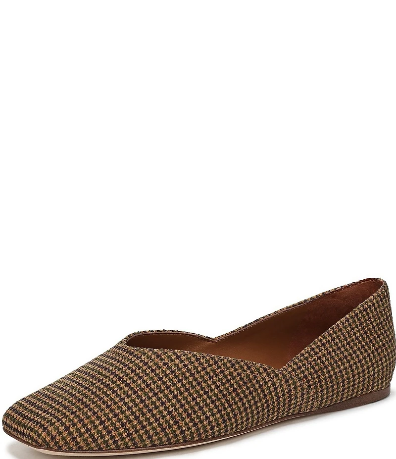 Sarto by Franco Sarto Flexa Adalina Houndstooth Fabric Slip On Flats