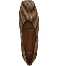 Sarto by Franco Sarto Flexa Adalina Houndstooth Fabric Slip On Flats