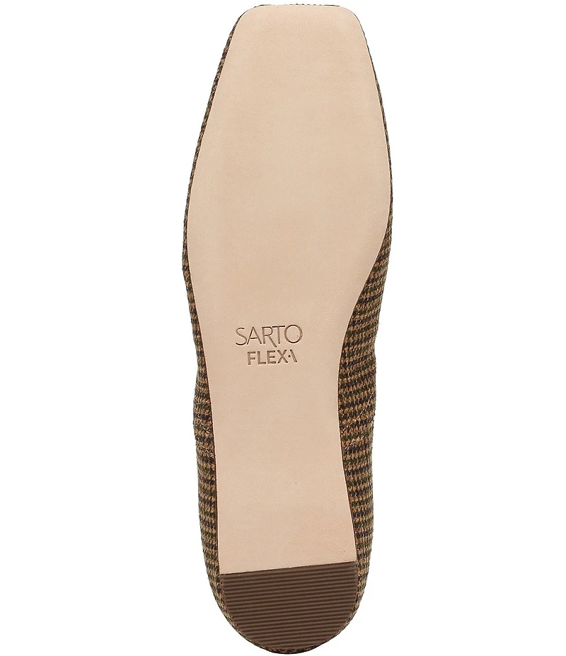 Sarto by Franco Sarto Flexa Adalina Houndstooth Fabric Slip On Flats