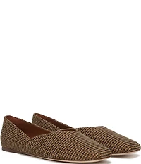 Sarto by Franco Sarto Flexa Adalina Houndstooth Fabric Slip On Flats