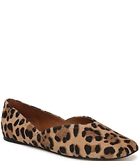Sarto by Franco Sarto Flexa Adalina Leopard Print Suede Slip On Flats