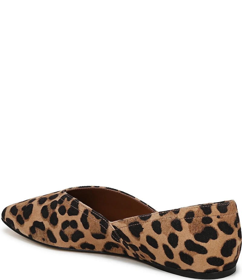 Sarto by Franco Sarto Flexa Adalina Leopard Print Suede Slip On Flats