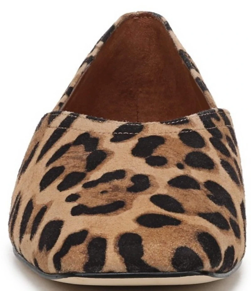 Sarto by Franco Sarto Flexa Adalina Leopard Print Suede Slip On Flats