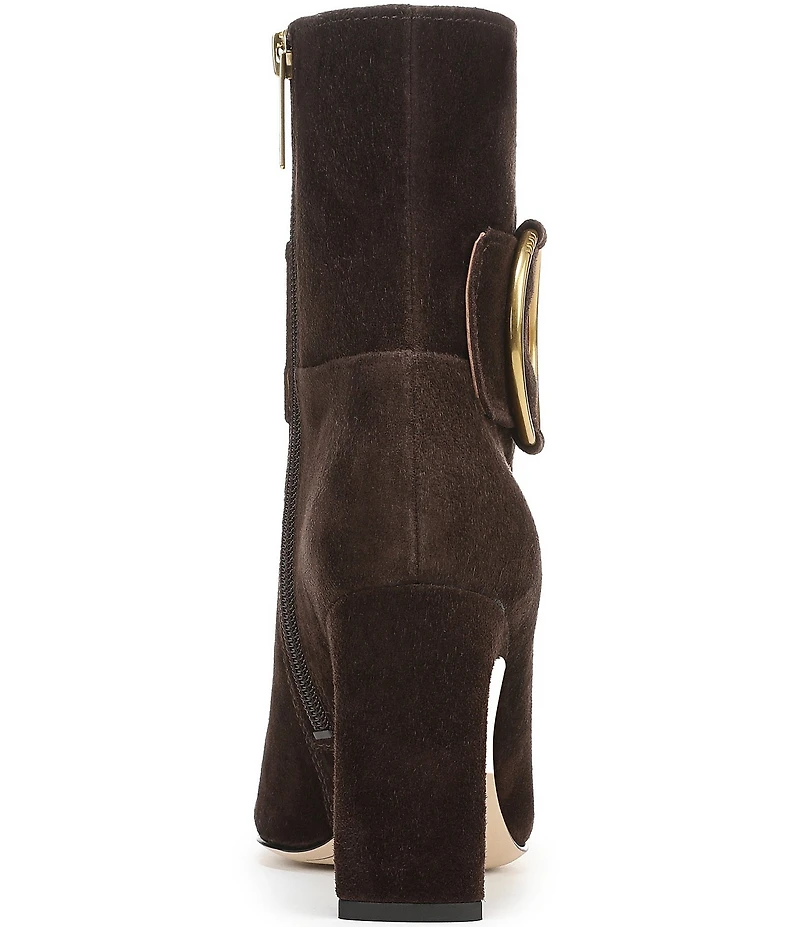 Sarto by Franco Sarto Flexa Elia O-Ring Hardware Suede Dress Booties