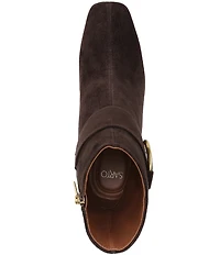 Sarto by Franco Sarto Flexa Elia O-Ring Hardware Suede Dress Booties
