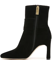Sarto by Franco Sarto Flexa Elia O-Ring Hardware Suede Dress Booties
