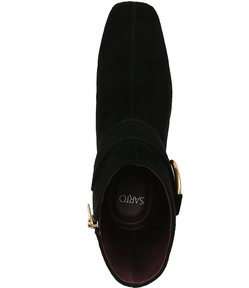 Sarto by Franco Sarto Flexa Elia O-Ring Hardware Suede Dress Booties