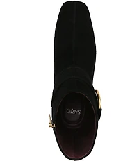 Sarto by Franco Sarto Flexa Elia O-Ring Hardware Suede Dress Booties