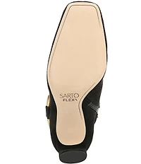 Sarto by Franco Sarto Flexa Elia O-Ring Hardware Suede Dress Booties