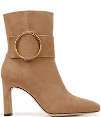 Sarto by Franco Sarto Flexa Elia O-Ring Hardware Suede Dress Booties