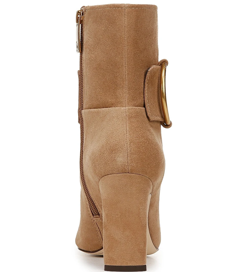 Sarto by Franco Sarto Flexa Elia O-Ring Hardware Suede Dress Booties