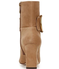 Sarto by Franco Sarto Flexa Elia O-Ring Hardware Suede Dress Booties