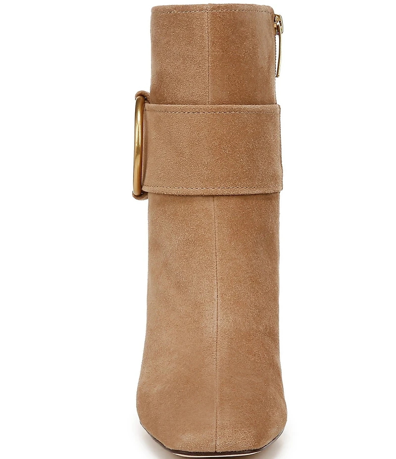 Sarto by Franco Sarto Flexa Elia O-Ring Hardware Suede Dress Booties