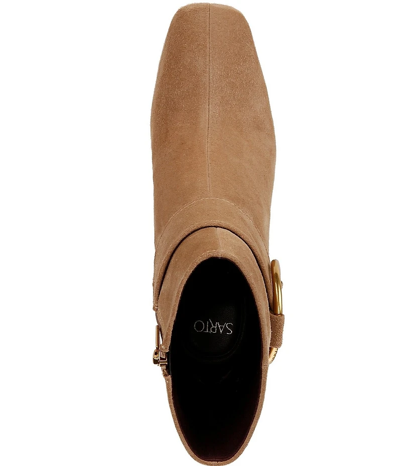 Sarto by Franco Sarto Flexa Elia O-Ring Hardware Suede Dress Booties
