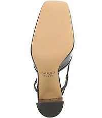 Sarto by Franco Sarto Flexa Gaila Leather Tassel Square Toe Slingback Pumps