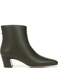 Sarto by Franco Sarto Flexa Savino Leather Square Toe Booties