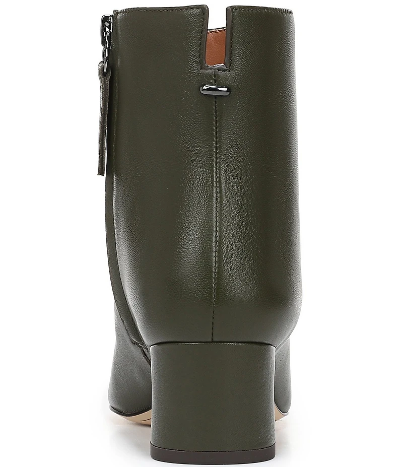 Sarto by Franco Sarto Flexa Savino Leather Square Toe Booties