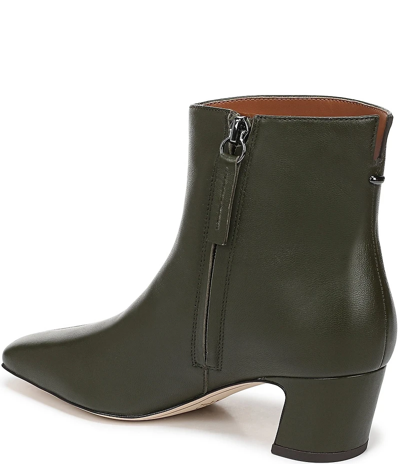 Sarto by Franco Sarto Flexa Savino Leather Square Toe Booties