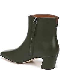 Sarto by Franco Sarto Flexa Savino Leather Square Toe Booties