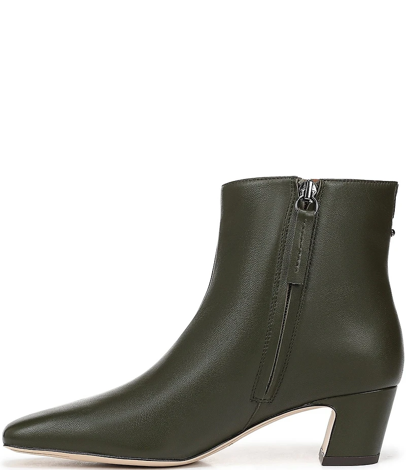 Sarto by Franco Sarto Flexa Savino Leather Square Toe Booties