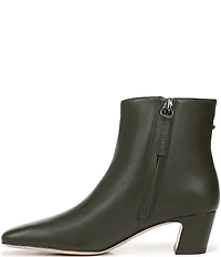 Sarto by Franco Sarto Flexa Savino Leather Square Toe Booties