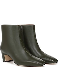 Sarto by Franco Sarto Flexa Savino Leather Square Toe Booties