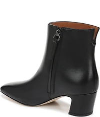 Sarto by Franco Sarto Flexa Savino Leather Square Toe Booties
